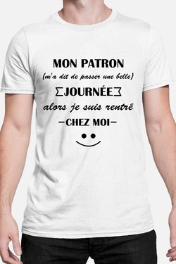 Work Escape - Tshirt Homme-NOIR