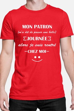 Work Escape - Tshirt Homme-NOIR