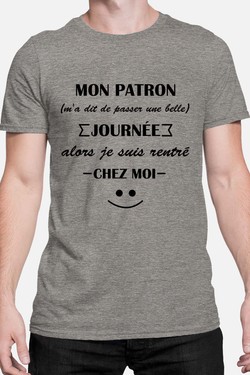 Work Escape - Tshirt Homme-NOIR