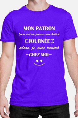 Work Escape - Tshirt Homme-NOIR