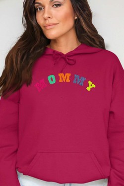 WOOL MOMMY - Sweat Capuche Femme-BLANC