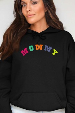WOOL MOMMY - Sweat Capuche Femme-BLANC