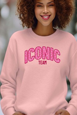 ICONIC TEAM K - Sweat Col Rond Femme-MARINE