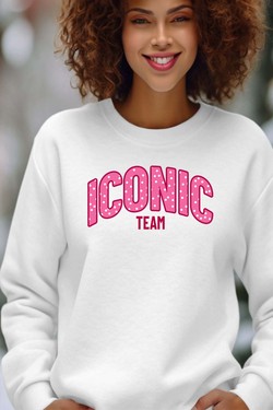 ICONIC TEAM K - Sweat Col Rond Femme-MARINE