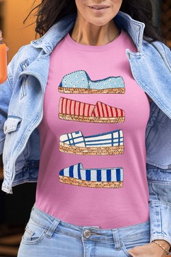 summer strass - Tshirt Femme-BORDEAUX