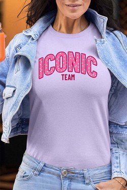 ICONIC TEAM K - Tshirt Femme - FC-VIOLET