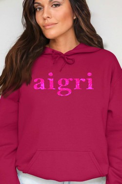 aigri kam - Sweat Capuche Femme-BORDEAUX