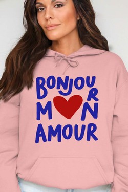 BJN mon amour - Sweat Capuche Femme-NOIR