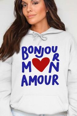 BJN mon amour - Sweat Capuche Femme-NOIR