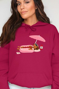 Happy weekend - Sweat Capuche Femme-BLANC