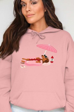 Happy weekend - Sweat Capuche Femme-BLANC