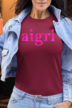 aigri kam - Tshirt Femme-ROSE