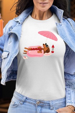 Happy weekend - Tshirt Femme-BORDEAUX