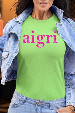 aigri kam - Tshirt Femme - FC-VERT CLAIR