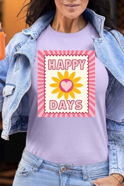 happy days flower - Tshirt Femme - FC-VIOLET