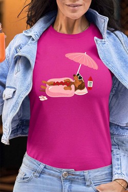 Happy weekend - Tshirt Femme - FC-BLEU CIEL
