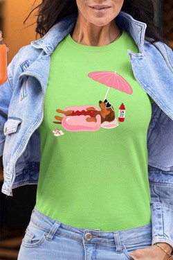 Happy weekend - Tshirt Femme - FC-BLEU CIEL