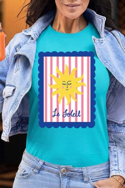 le soleil frame - Tshirt Femme - FC-JAUNE