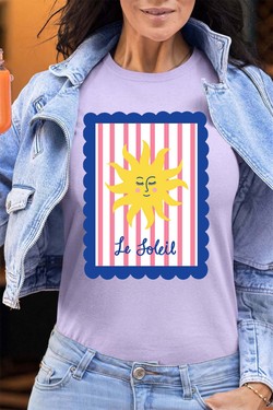 le soleil frame - Tshirt Femme - FC-JAUNE
