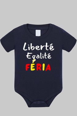 liberte egality feria - Body bébé-MARINE