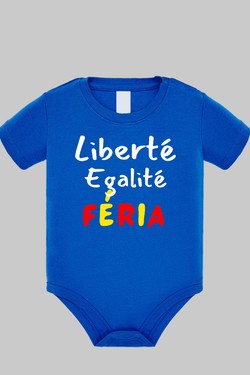liberte egality feria - Body bébé-MARINE