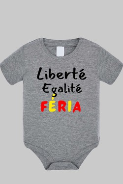 liberte egality feria - Body bébé-MARINE