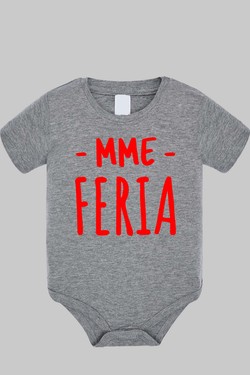 mme feria - Body bébé-GRIS