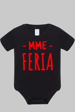 mme feria - Body bébé-GRIS