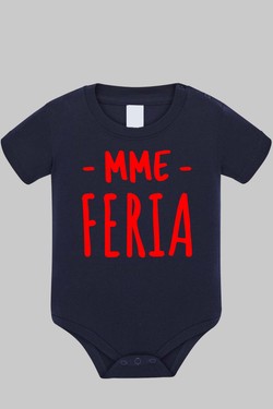 mme feria - Body bébé-GRIS