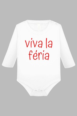 viva la feria - Body Manche longue bébé-NOIR