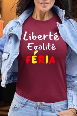 liberte egality feria - Tshirt Femme-BLANC