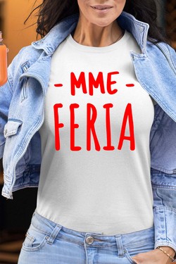 mme feria - Tshirt Femme-MARINE