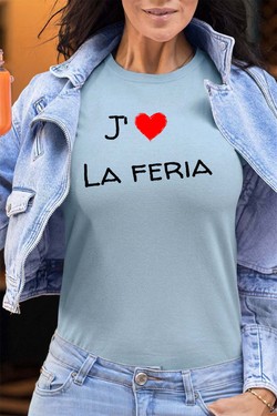 jaim la feria - Tshirt Femme - FC-VERT D EAU