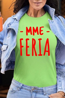 mme feria - Tshirt Femme - FC-TURQUOISE