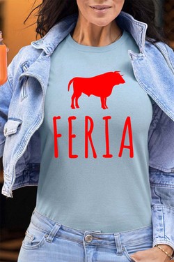 red bull feria - Tshirt Femme - FC-BLEU CIEL