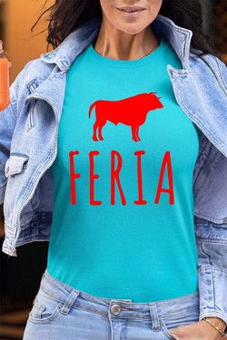 red bull feria - Tshirt Femme - FC-BLEU CIEL