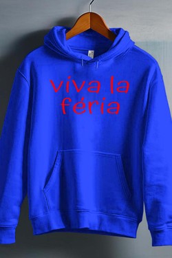 viva la feria - Sweat capuche Homme-BLEU ROI