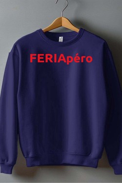 feria apero - Sweat Col Rond Homme-GRIS
