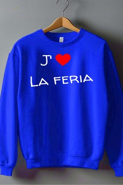 jaim la feria - Sweat Col Rond Homme-GRIS