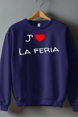 jaim la feria - Sweat Col Rond Homme-GRIS