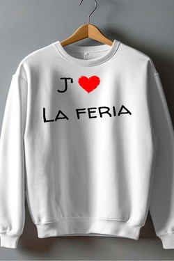 jaim la feria - Sweat Col Rond Homme-GRIS