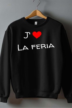 jaim la feria - Sweat Col Rond Homme-GRIS