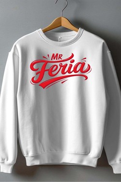 mr feria - Sweat Col Rond Homme-NOIR