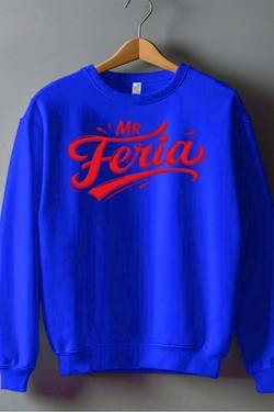 mr feria - Sweat Col Rond Homme-NOIR