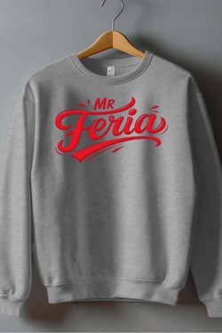 mr feria - Sweat Col Rond Homme-NOIR