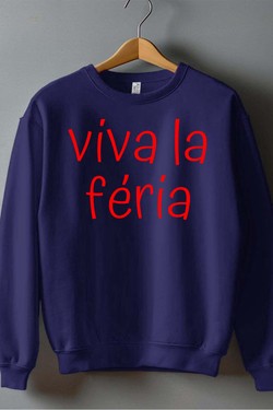 viva la feria - Sweat Col Rond Homme-BLEU ROI