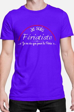 je suis feriatiste - Tshirt Homme-NOIR