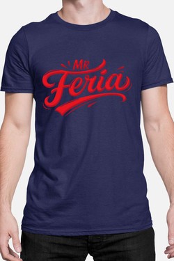 mr feria - Tshirt Homme-MARINE