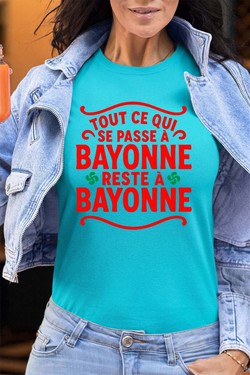 passe a bayonne - Tshirt Femme - FC-JAUNE