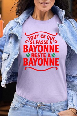 passe a bayonne - Tshirt Femme - FC-JAUNE